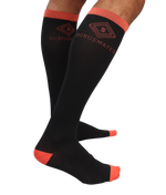 COMPRESSION SOCKS - Maintain the health of your feet and legs. Our knee high compression socks are designed to help increase circulation, improve leg and foot comfort, reduce soreness and swelling and increase energy. We combine fashion, technology and science to bring you all day comfort. Great for long periods of sitting or standing, endurance sports, flying and travel, post-workout recovery, pregnancy, and spider & varicose veins.