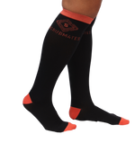 Women's Compression Socks 8-15 COMPRESSION SOCKS - Maintain the health of your feet and legs. Our knee high compression socks are designed to help increase circulation, improve leg and foot comfort, reduce soreness and swelling and increase energy. We combine fashion, technology and science to bring you all day comfort. Great for long periods of sitting or standing, endurance sports, flying and travel, post-workout recovery, pregnancy, and spider & varicose veins.
